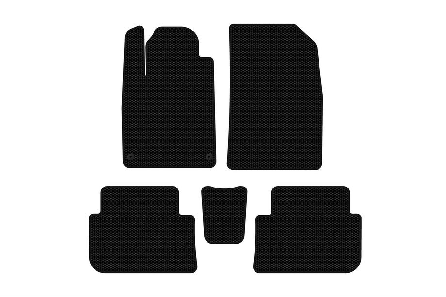 Peugeot 407 2004–2011 Rubberen vloermatten Carsuit (SD, zwart) Image