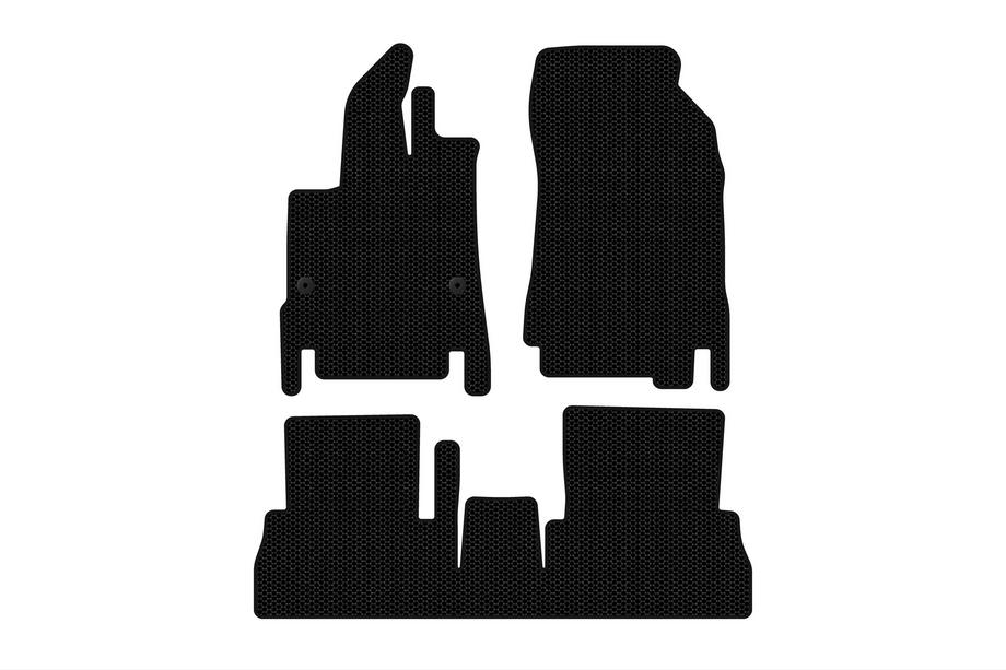 Peugeot Partner/Rifter 2019– Rubberen automatten Carsuit (7-zits/lange wielbasis, zwart) Image