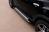 Dacia Duster 2008–2018 Rainbow zijtreden (set van 2, aluminium) foto 1
