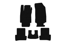 Renault Clio III 2005–2012 Carsuit rubberen automatten (Zwart) foto 1