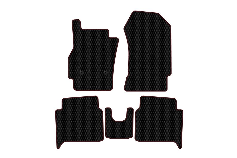 Renault Zoe 2012–2019 Rubberen automatten Carsuit (HB, zwart) Image