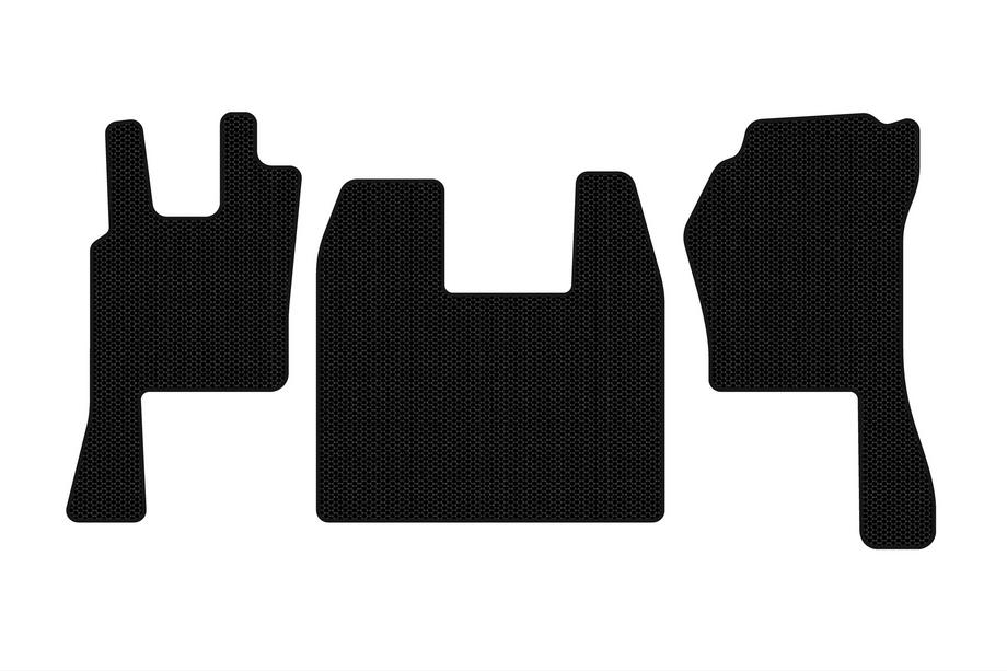 Scania P-serie 2004–2017 Carsuit rubberen automatten (Zwart) Image