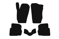 Seat Cordoba 2000–2009 Rubberen vloermatten Carsuit (SD, zwart) foto 1