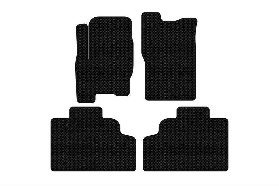 SsangYong Korando 1997–2006 Carsuit rubberen automatten (Zwart) Foto 1