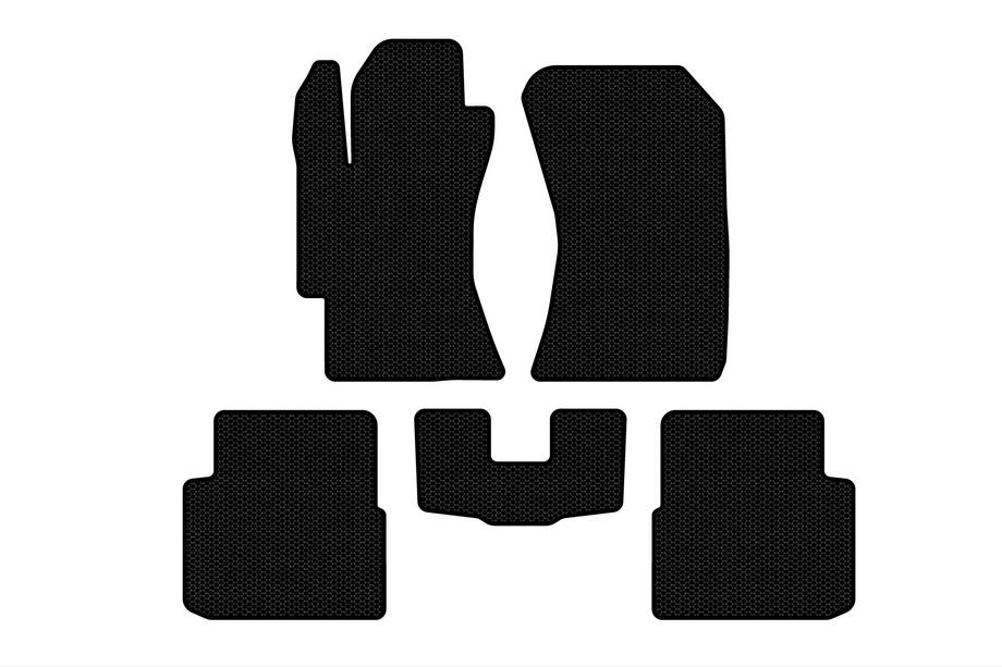 Subaru Impreza 2007–2011 Rubberen automatten Carsuit (HB, zwart) Image
