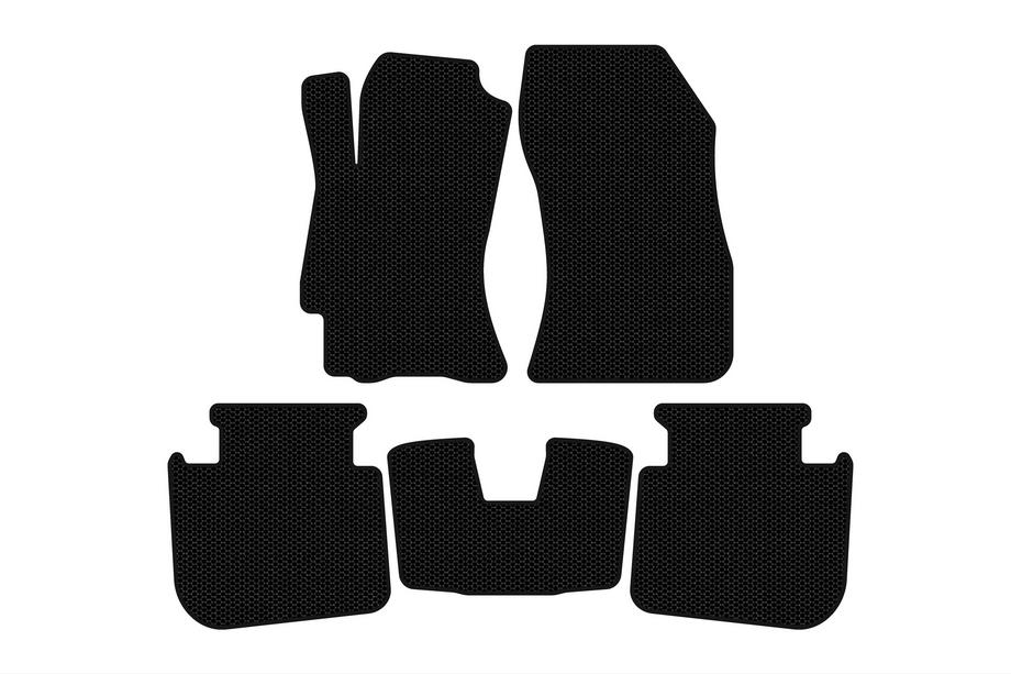 Subaru Legacy 2009–2014 Rubberen automatten Carsuit (2009-2013, SD, zwart) Foto 1