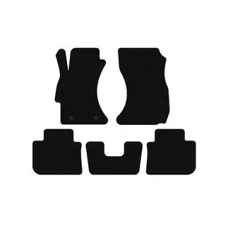 Rubberen vloermatten Carsuit (SD, zwart)