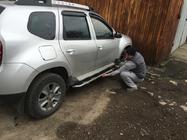 Renault Duster 2008–2017 Zijsteps Vison (2 st., aluminium/RVS) foto 7