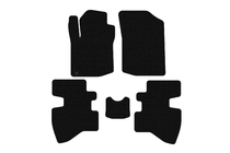 Toyota Aygo 2007–2014 Rubberen automatten Carsuit (2007-2009, hatchback, 3-deurs, zwart) foto 1