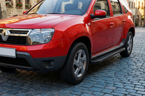 Renault Duster 2008–2017 Bosphorus Black side steps (2 st., aluminium) foto 1
