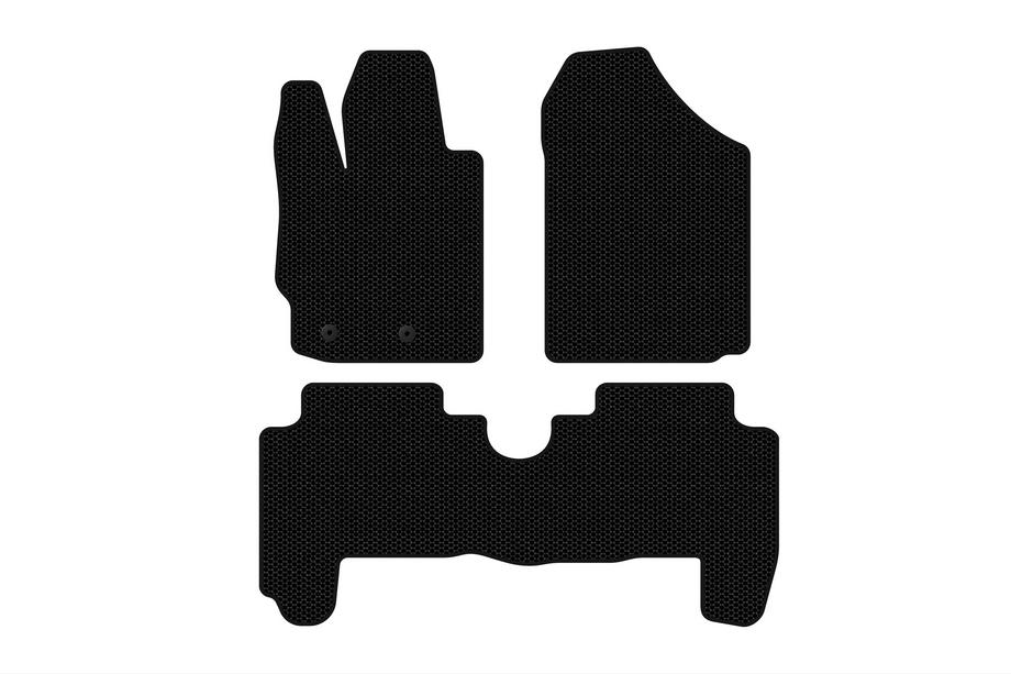 Toyota Yaris 2006–2011 Rubberen matten Carsuit (HB, 5-deurs, zwart) Foto 1