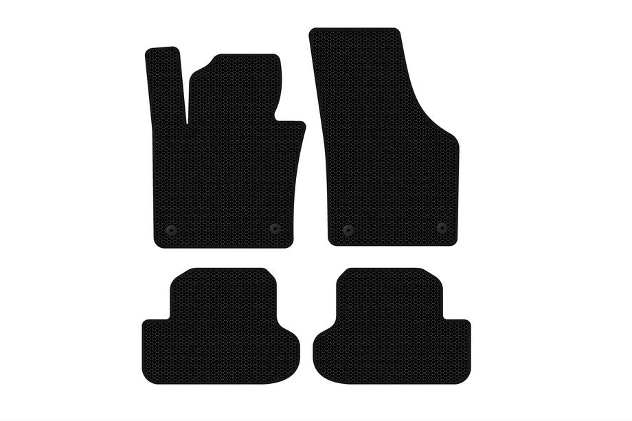 Volkswagen Beetle 2011–2015 Rubberen automatten Carsuit (HB, zwart) Image