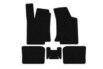 Volkswagen Golf 3 1991–2001 Rubberen automatten Carsuit (HB, 3-deurs, zwart) foto 1