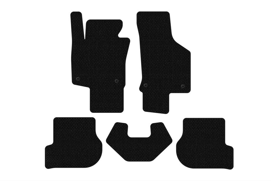 Volkswagen Scirocco 2008–2017 Rubberen automatten Carsuit (HB, 3-deurs, zwart) Image