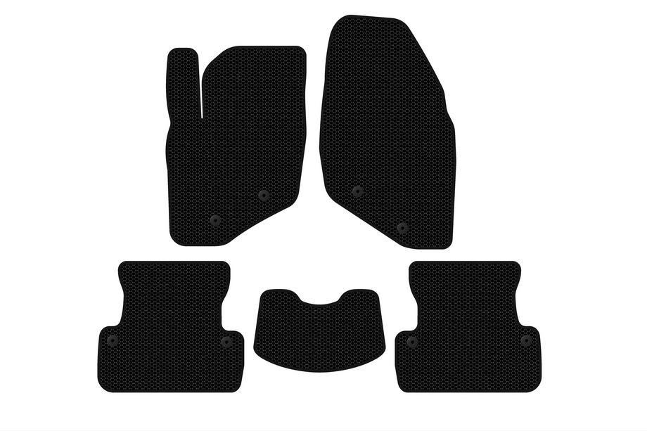 Volvo S60 2000–2009 Rubberen vloermatten Carsuit (SD, zwart) Image