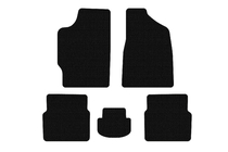 Audi 80 1978–1986 Rubberen automatten Carsuit (Sedan, zwart) foto 1