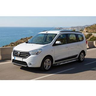 Sunrise side steps (set van 2, aluminium) Dacia Lodgy 2012–2022 foto 1