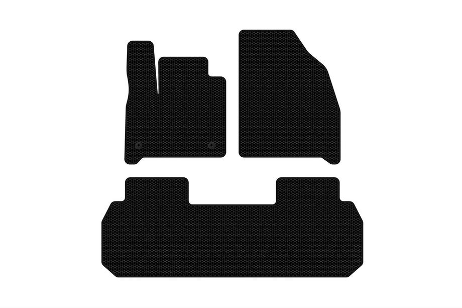 Chevrolet Traverse 2017– Rubberen automatten Carsuit (2 rijen, zwart) Foto 1