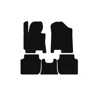 Rubberen automatten Carsuit (2012-2016, zwart)