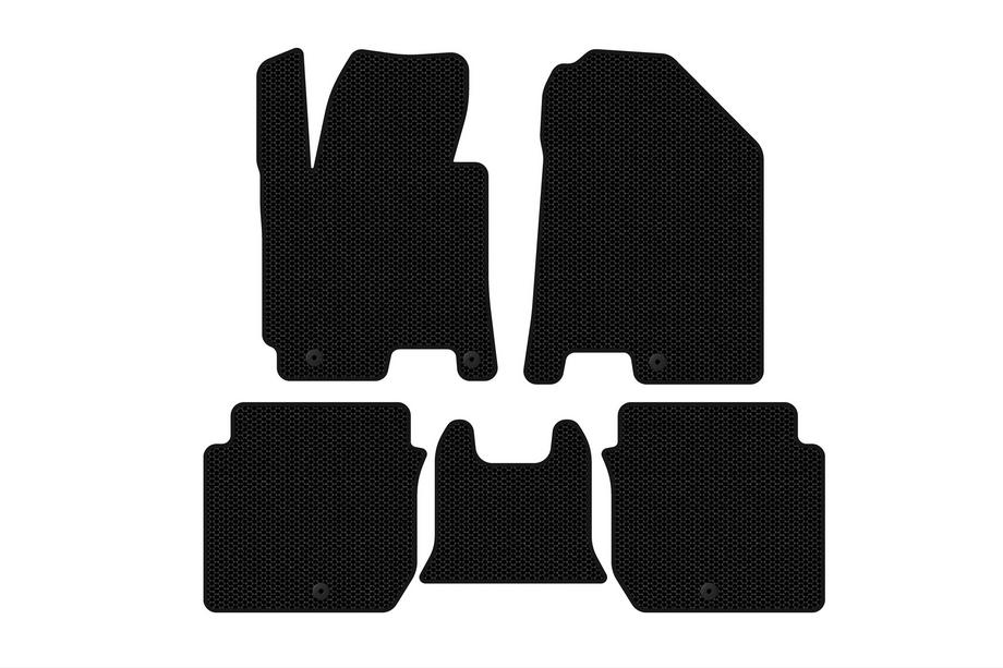Kia Forte 2008–2024 Rubberen automatten Carsuit (2016-2018, zwart) Image