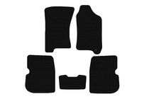 Subaru Forester 1997–2002 Rubberen automatten Carsuit (rechtsgestuurd, zwart) foto 1