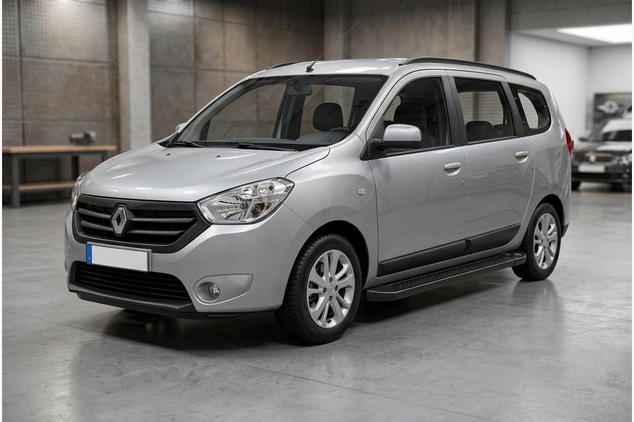 Renault Lodgy 2013–2022 Allmond Black side steps (2 st., aluminium) Image