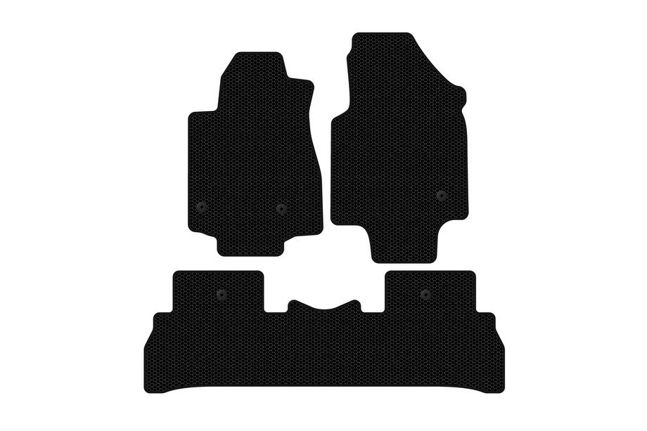 Honda Pilot 2008–2015 Rubberen automatten Carsuit (2008-2012, 7-zits, zwart) Image