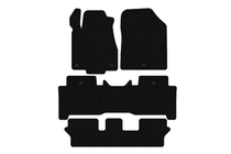 Acura MDX 2007–2013 Carsuit rubberen vloermatten voor interieur (3 rijen, zwart) foto 1