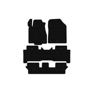 Carsuit rubberen vloermatten voor interieur (3 rijen, zwart) Acura MDX 2007–2013 foto 1