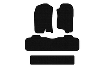 Chevrolet Tahoe 2007–2014 Carsuit rubberen automatten (3 rijen, 2007-2014, zwart) foto 1