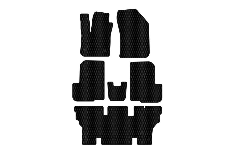 Dacia Lodgy 2012–2022 Rubberen automatten Carsuit (3 rijen, 7-zits, zwart) Image