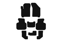 Dodge Journey 2008–2020 Rubberen automatten Carsuit (2008-2011, 3 rijen, zwart) foto 1