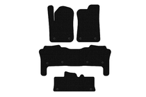 Infiniti QX56 2010–2013 Carsuit rubberen vloermatten voor interieur (3 rijen, zwart) foto 1