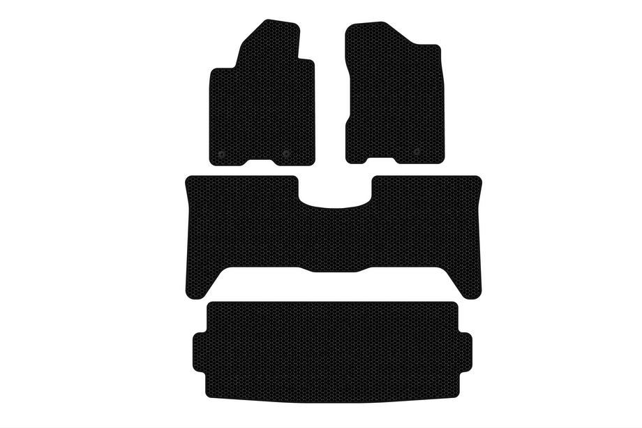 Nissan Armada 2003–2015 Rubberen automatten Carsuit (3 rijen, 2003-2008, zwart) Image