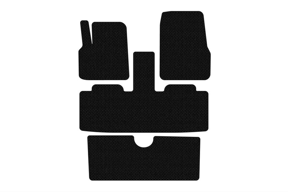 Renault Espace 2002–2014 Rubberen automatten Carsuit (3 rijen, 7-zits, zwart) Foto 1