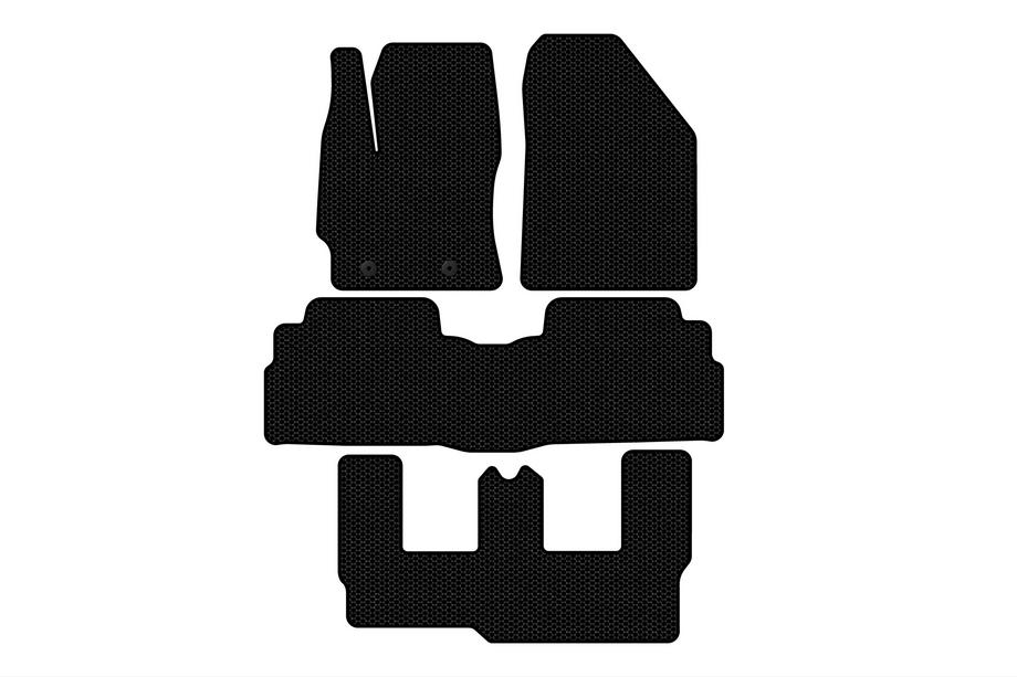 Toyota Verso 2009–2018 Rubberen automatten Carsuit (3 rijen, 7-zits, zwart) Foto 1