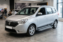 Renault Lodgy 2013–2022 Rainbow zijtreden (set van 2, aluminium) foto 1