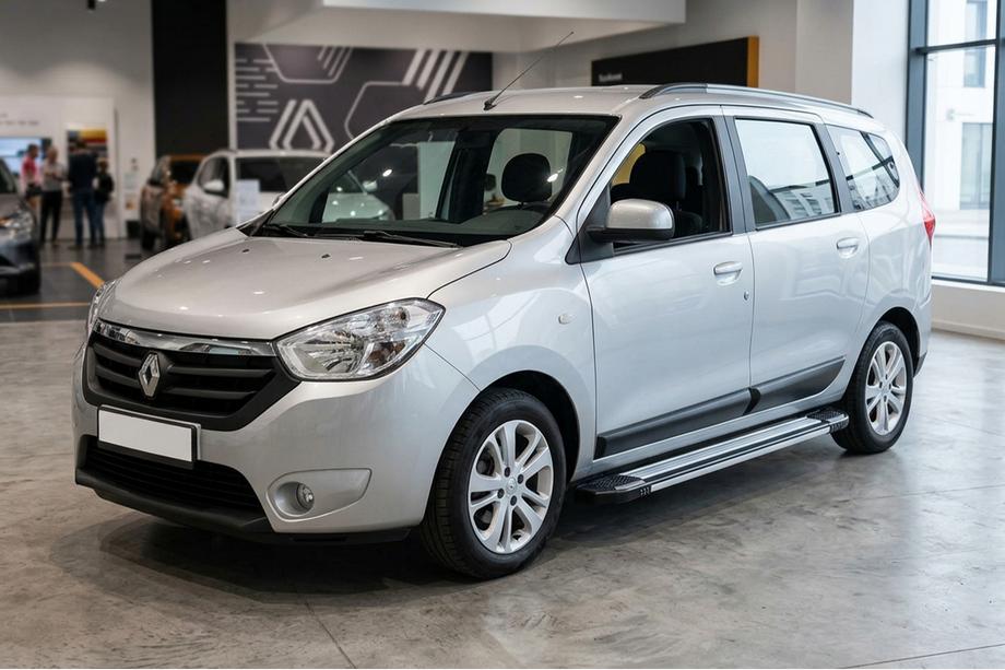 Renault Lodgy 2013–2022 Rainbow zijtreden (set van 2, aluminium) Image