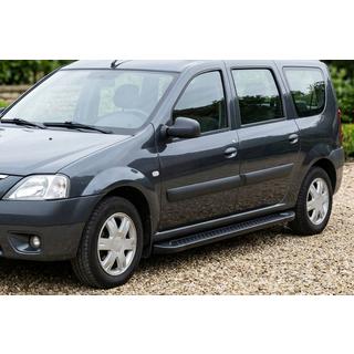 Allmond Black side steps (2 st., aluminium) Dacia Logan MCV 2004–2014 foto 1
