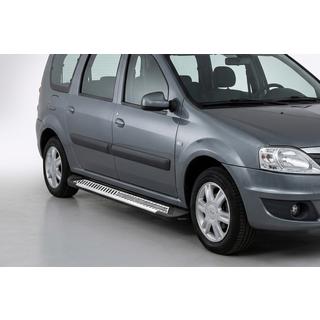 Side steps Line (2 stuks, aluminium) Dacia Logan MCV 2004–2014 foto 1