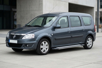 Dacia Logan MCV 2004–2014 Rainbow zijtreden (set van 2, aluminium) foto 1