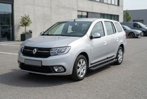 Dacia Logan MCV 2013–2020 Allmond Black side steps (2 st., aluminium) foto 1