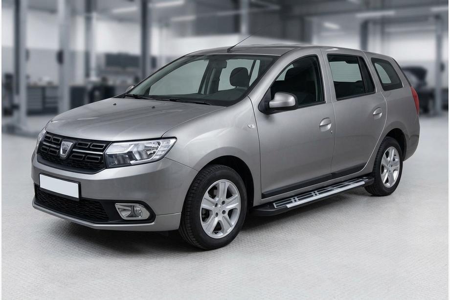 Dacia Logan MCV 2013–2020 Sunrise side steps (set van 2, aluminium) Image