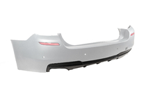 BMW 5 Serie F10/F11 2010–2016 Achterbumper diffuser voor dubbele uitlaat aan één zijde (voor M-Performance) foto 2