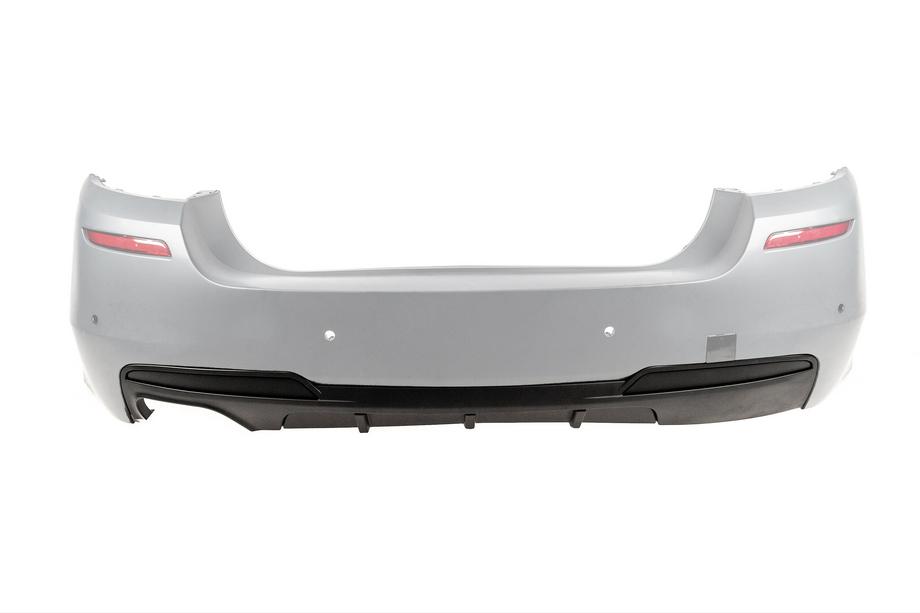 BMW 5 Serie F10/F11 2010–2016 Achterbumper diffuser voor dubbele uitlaat aan één zijde (voor M-Performance) Image