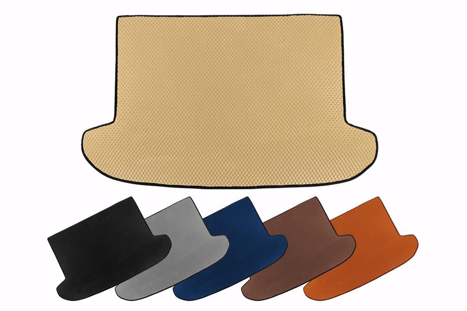 Mitsubishi Colt 2004–2012 EVA kofferbakmat (3-deurs, Beige) Image