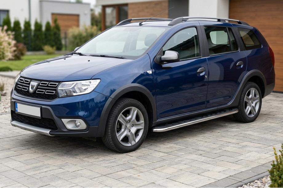 Dacia Logan MCV 2013–2020 Maydos V1 zijtreden (set 2 stuks, aluminium + RVS) Image