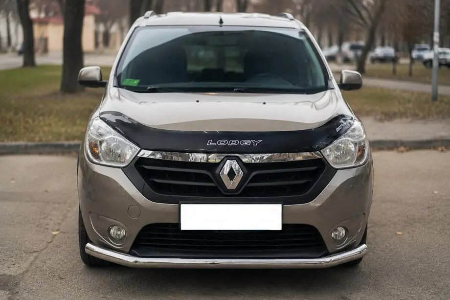 Renault Lodgy 2013–2022 Voorbumperbescherming ST008 (RVS) Image