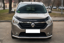 Dacia Lodgy 2012–2022 Voorbumperbescherming ST008 (RVS) foto 1
