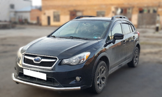 Subaru XV 2011–2017 Voorbumperbescherming ST008 (RVS) foto 3